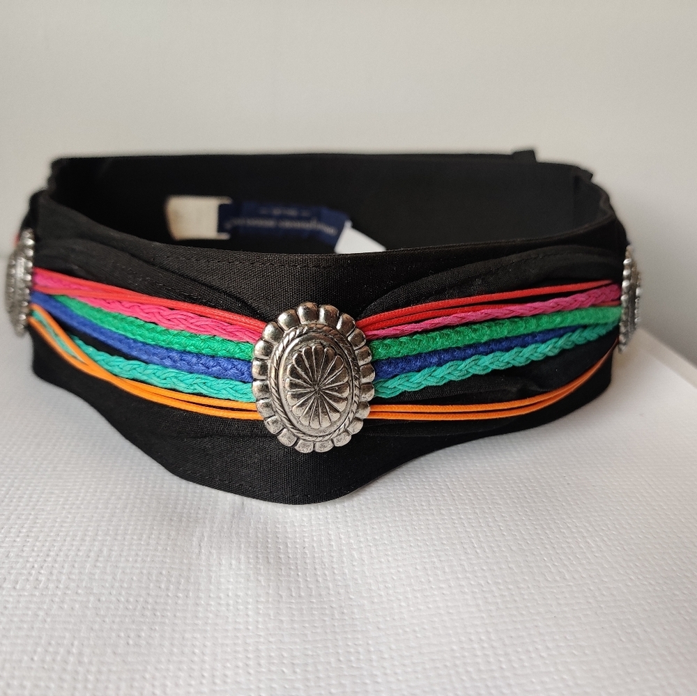 Vintage 80s Ginnie Johansen Designs Dallas Southwestern Corset Belt